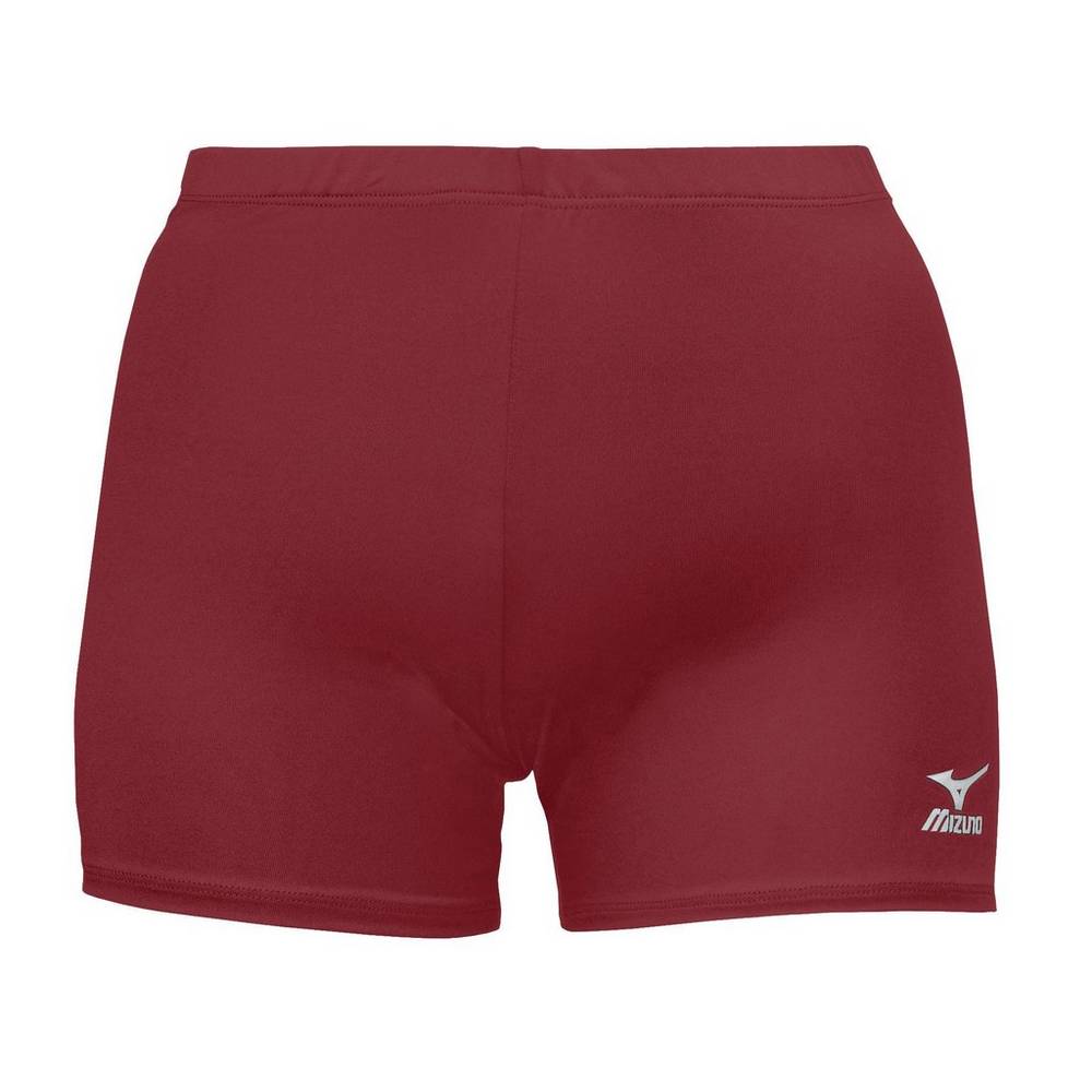 Womens Mizuno Vortex Volleyball Shorts Burgundy Philippines (FQEDCA653)